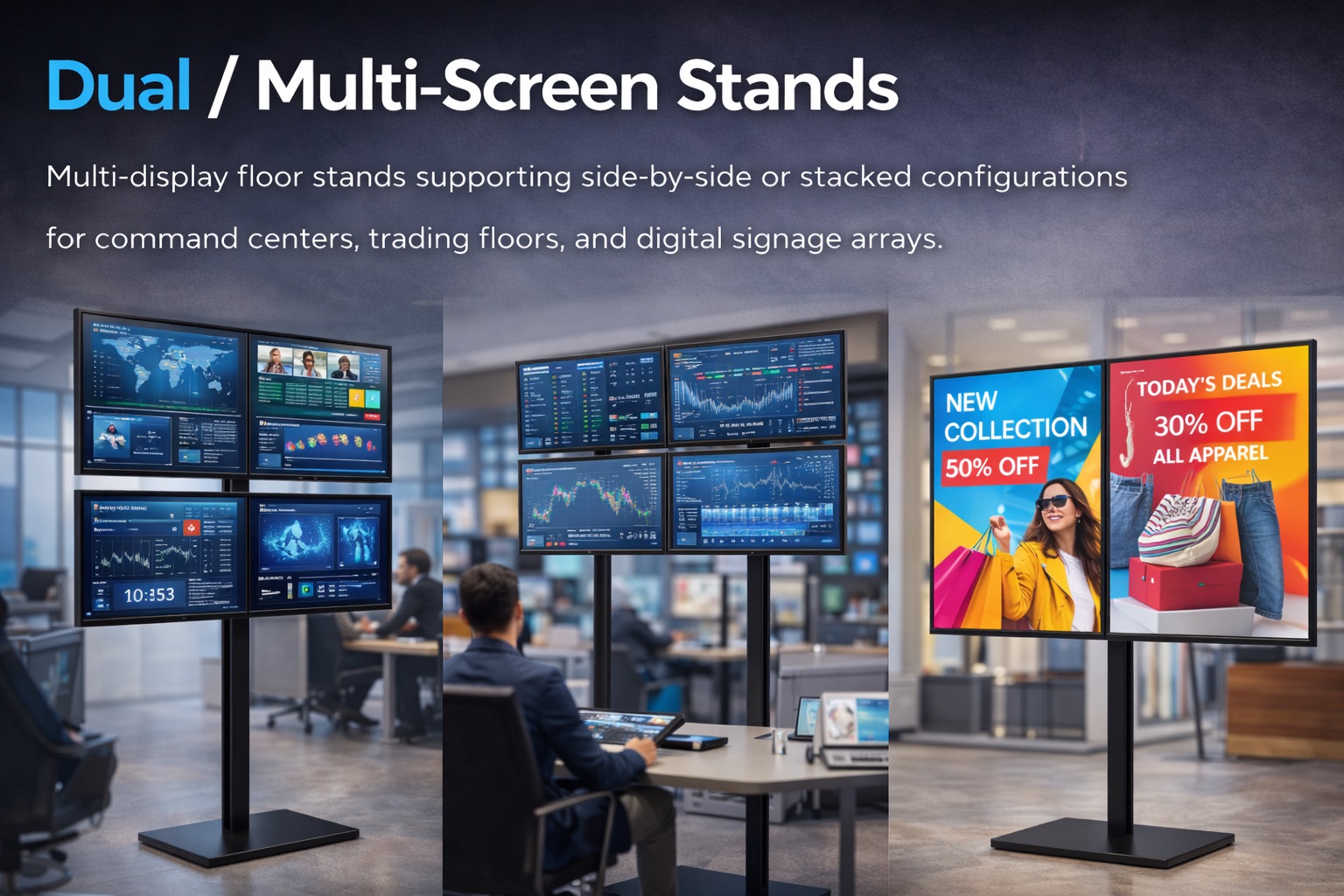 Multi-Screen Stands