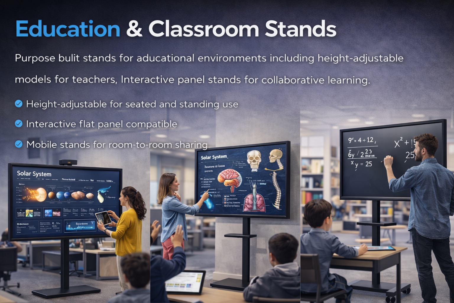 Education & Classroom Stands