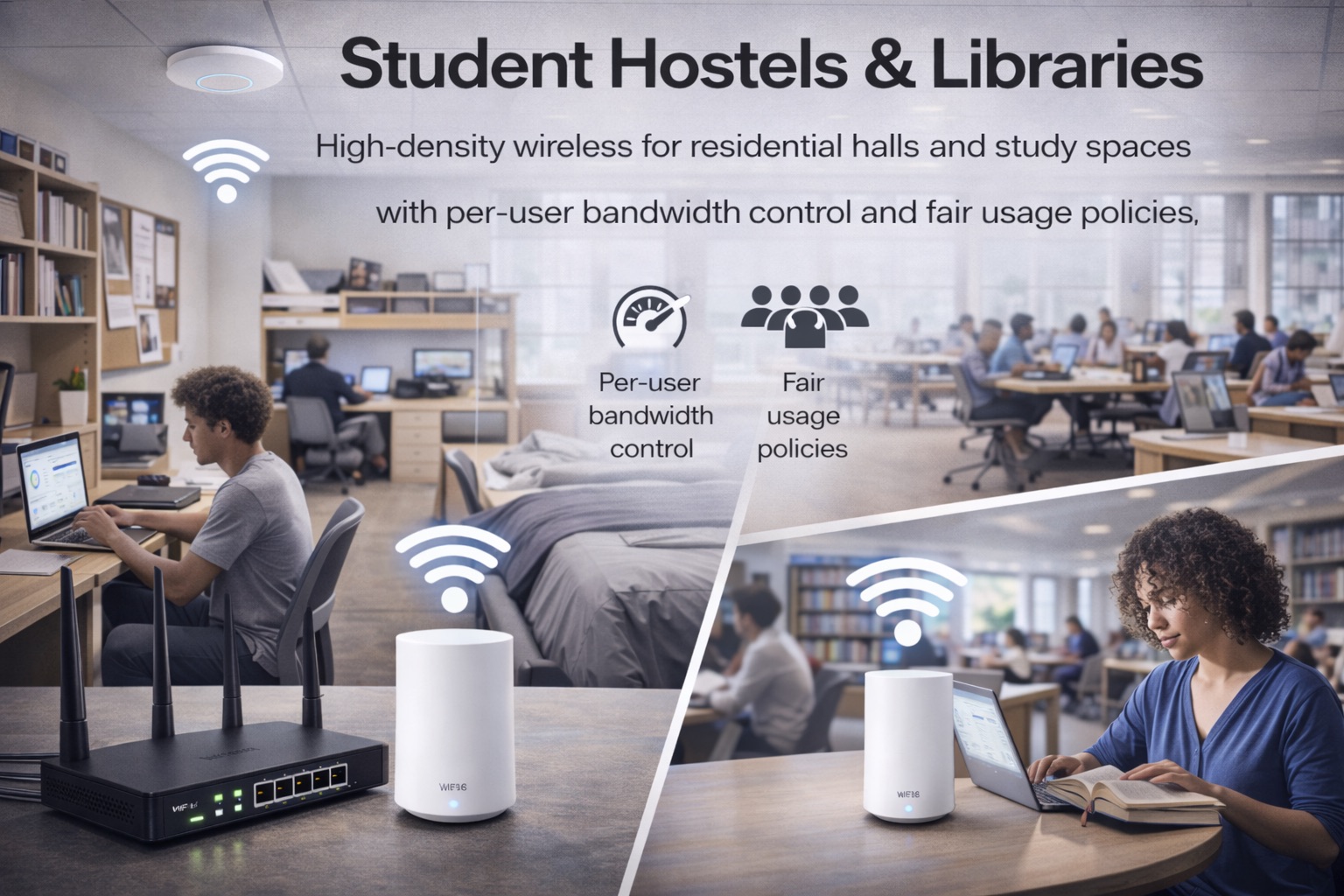 Student Hostels & Libraries